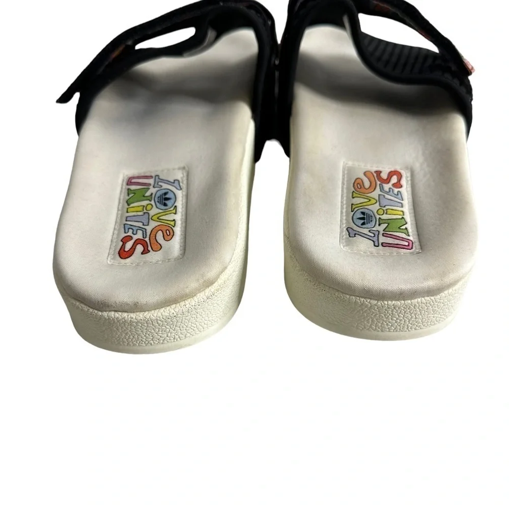Adidas Originals Mens Adilette Pride 'Love Unites' Sandals Size 11 GW2411